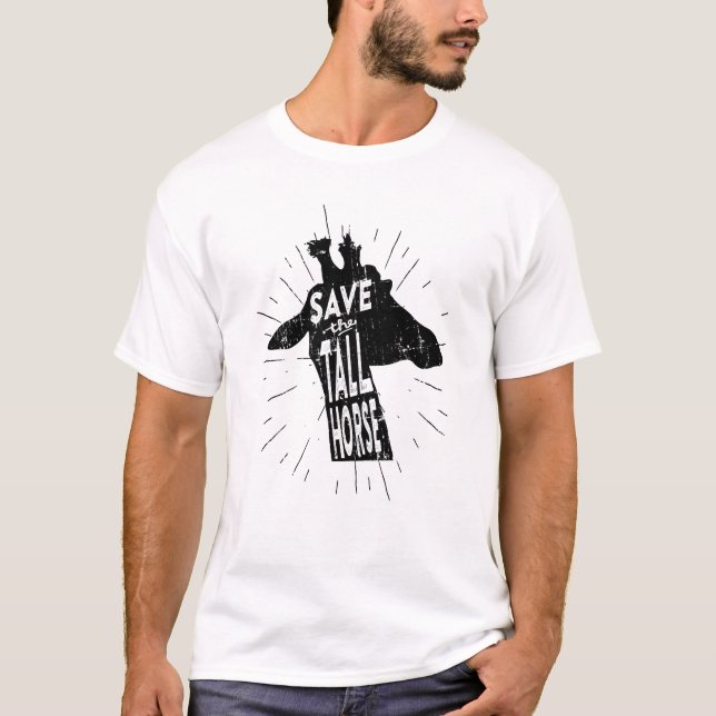 T-shirt Sauvez le grand cheval (Devant)