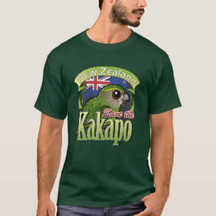 T-shirt Sauvez le Kakapo de la Nouvelle Zélande
