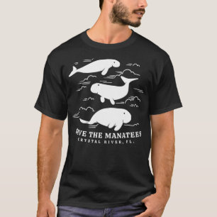 T-shirt Sauvez le Mana Crystal River FL Vinatage Sea Cow G