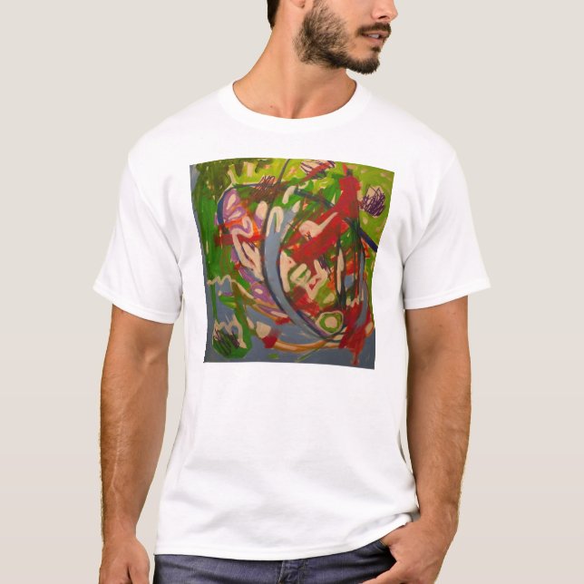 T-shirt Sauvez le monde par Alan et John (Devant)