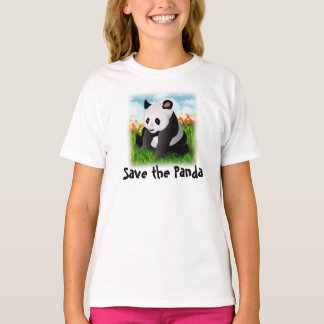 T-shirt Sauvez le panda