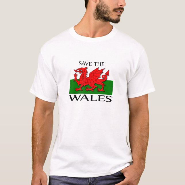 T-shirt Sauvez le Pays de Galles (Devant)