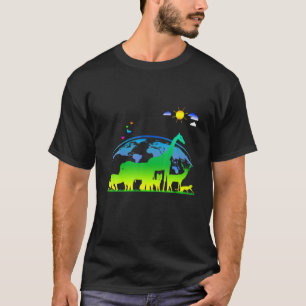T-shirt Sauvez l'environnement de Jour des terres Planète 