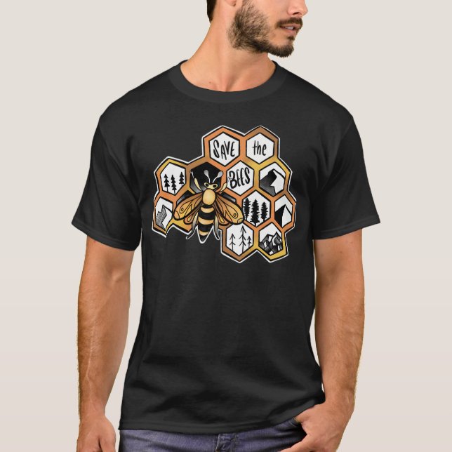 T-shirt Sauvez les abeilles (Devant)