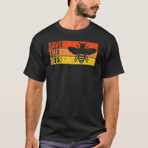 T-shirt Sauvez les abeilles Bumblebee Retro Beekeeper 2
