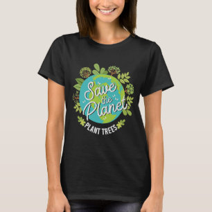 T-shirt Sauvez les arbres Plantes de la planète