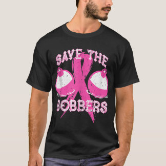 T-shirt Sauvez les Bobbers Sensibilisation au cancer du se