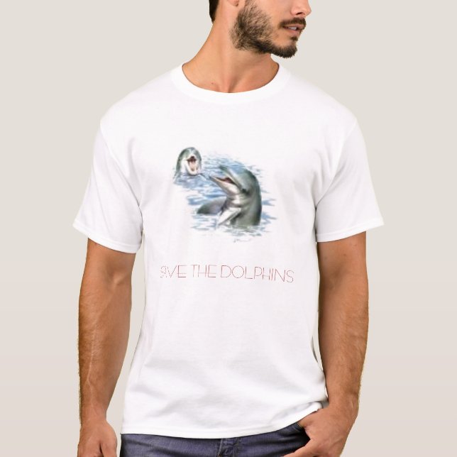 T-SHIRT SAUVEZ LES DAUPHINS (Devant)