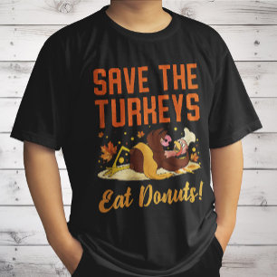 T-shirt Sauvez Les Dindons Mangez Des Dons Drôle Jour D'Ac