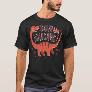 T-shirt Sauvez les dinosaures