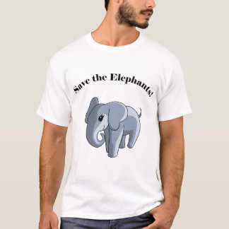 T-shirt Sauvez les éléphants !