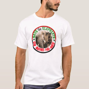 T-SHIRT SAUVEZ LES ÉLÉPHANTS