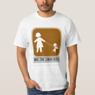 T-shirt Sauvez les enfants de laisse !
