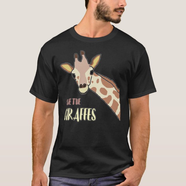 T-shirt Sauvez Les Giraffes (Devant)