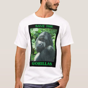 T-shirt Sauvez les gorilles