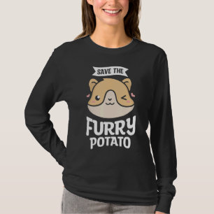 T-shirt Sauvez Les Hamsters De Cute De Pomme De Terre Frui
