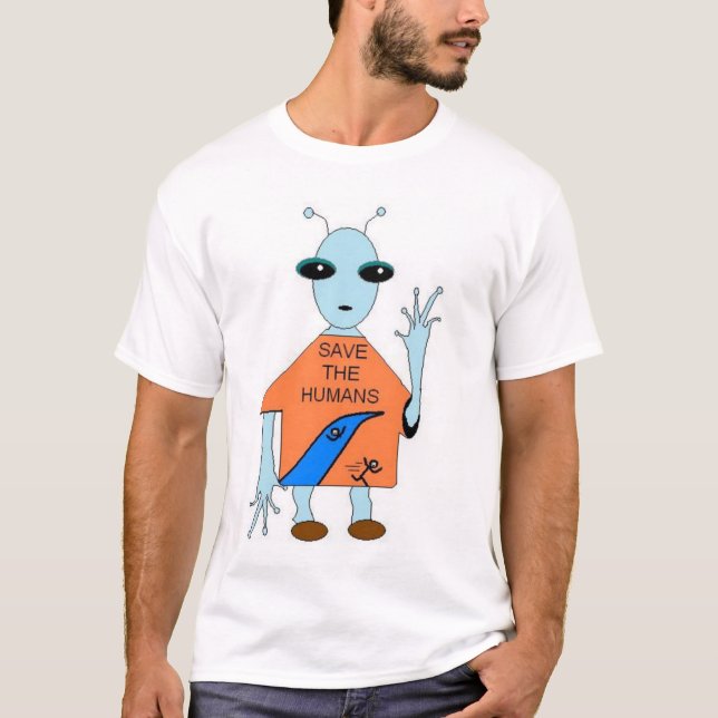 T-shirt Sauvez les humains (Devant)