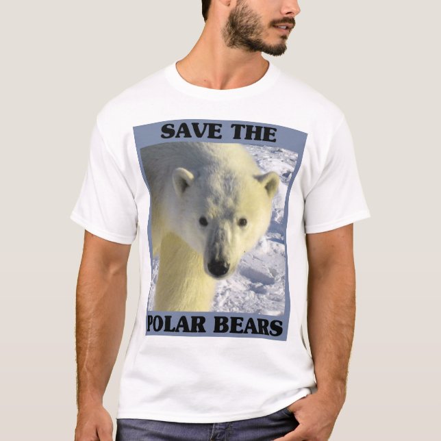 T-shirt Sauvez les ours blancs (Devant)