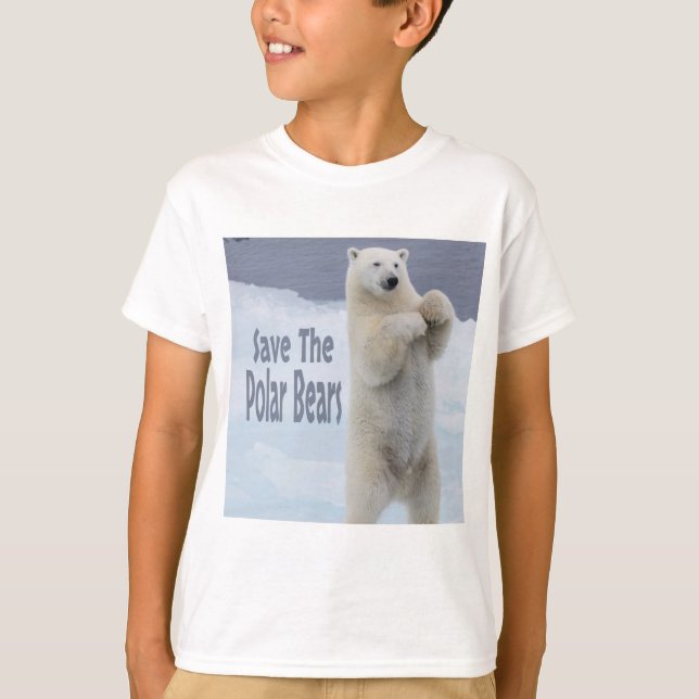 T-shirt Sauvez Les Ours Polaires (Devant)