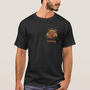 T-shirt Sauvez Les Pangolins Drôle Mignonne Animal Pangoli