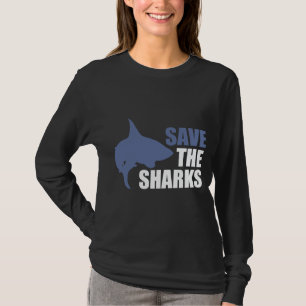 T-shirt Sauvez les requins, la chemise activiste Save the 