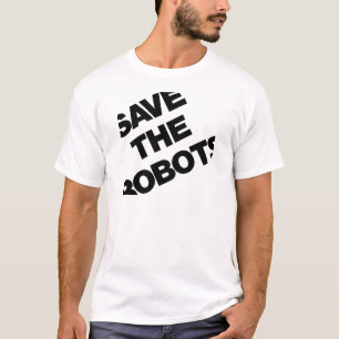 T-shirt Sauvez les robots après le club NYC d'heures