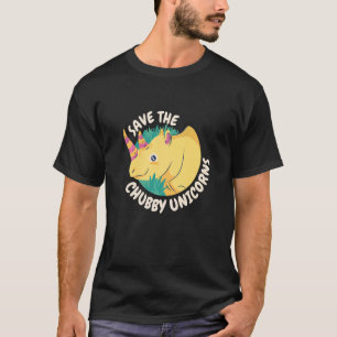 T-shirt Sauvez Les Unicornes De Chubby Rhino Animaux Sauva