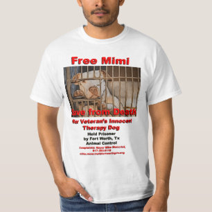 T-shirt Sauvez Mimi du chien de thérapie de vétérans