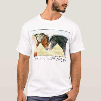 T-shirt Sauvez nos Chevaux sauvages