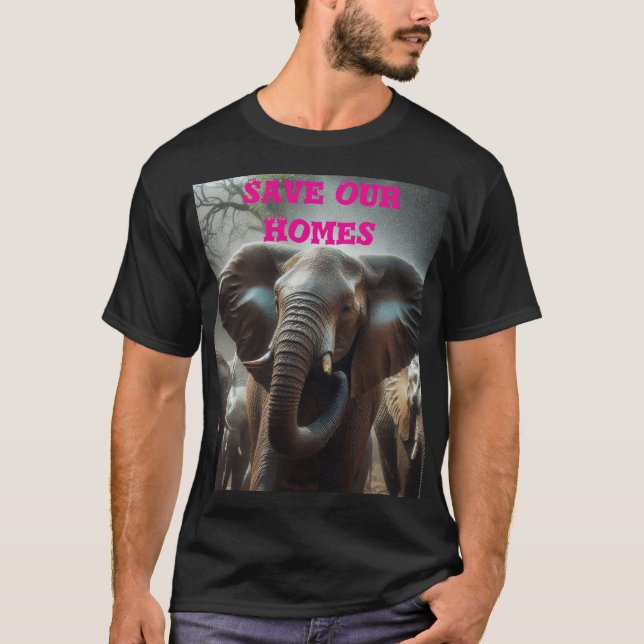 T-shirt Sauvez nos maisons (Devant)