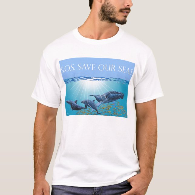 T-shirt Sauvez nos mers (Devant)