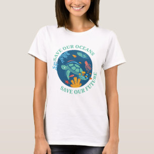 T-shirt Sauvez nos océans et notre futur Jour des terres d
