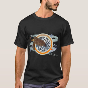 T-shirt Sauvez Nos Océans - Tortue Mignonne Sauvez La Gamm