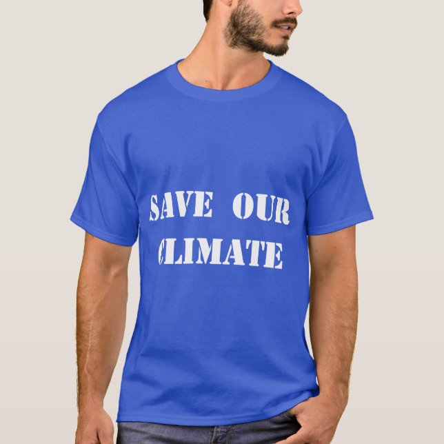 T-shirt Sauvez notre climat (Devant)