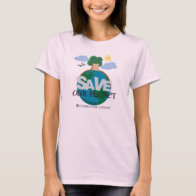 T-shirt Sauvez notre planète (Devant)