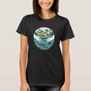 T-shirt Sauvez notre planète Réchauffement climatique Chan