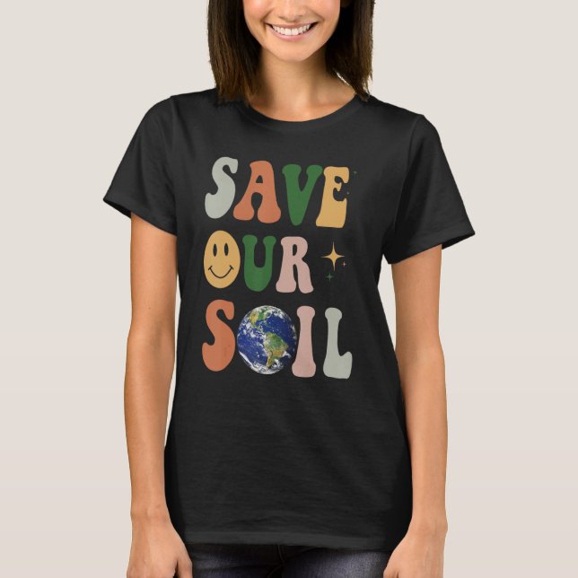 T-shirt Sauvez Notre Soutien Sol Sauvez Le Mouvement Sol A (Devant)