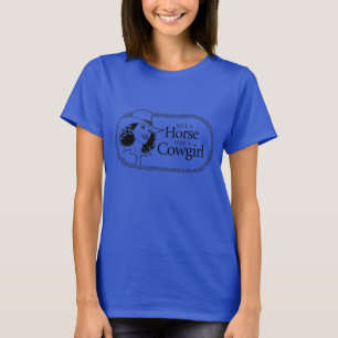 T-shirt Sauvez un cheval. Montez une cow-girl.