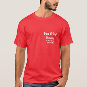 T-shirt Sauvez une âme : Brun de Sarah