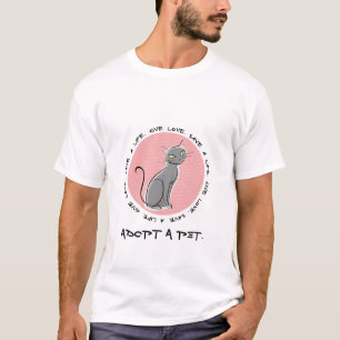 T-shirt Sauvez une vie, donnez l'amour