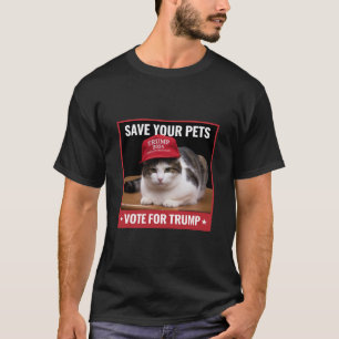 T-shirt Sauvez vos animaux Votez pour Trump Citation élect