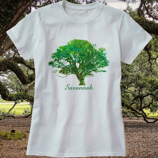 T-shirt Savannah Georgia Tree (Créateur téléchargé)