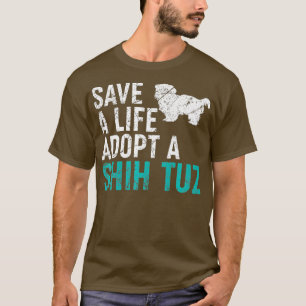 T-shirt Save a Life adopter Chien secourir Chien Chien Chi