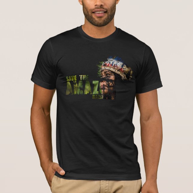 T-shirt Save The Amazon Rainforest (Devant)