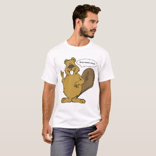 T-shirt save the beaver
