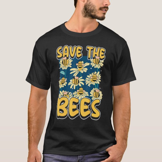 T-shirt Save the bees Beekeeper cute honey bee costume 9 (Devant)