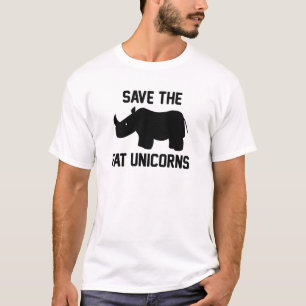 T-shirt Save The Fat Unicorns