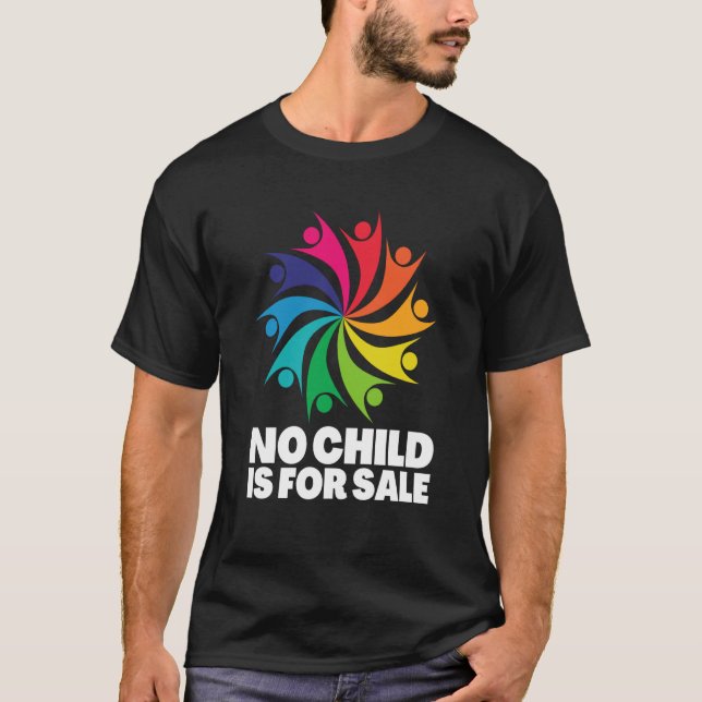 T-shirt Save The Kids End Child Trafficking Stop Human Tra (Devant)
