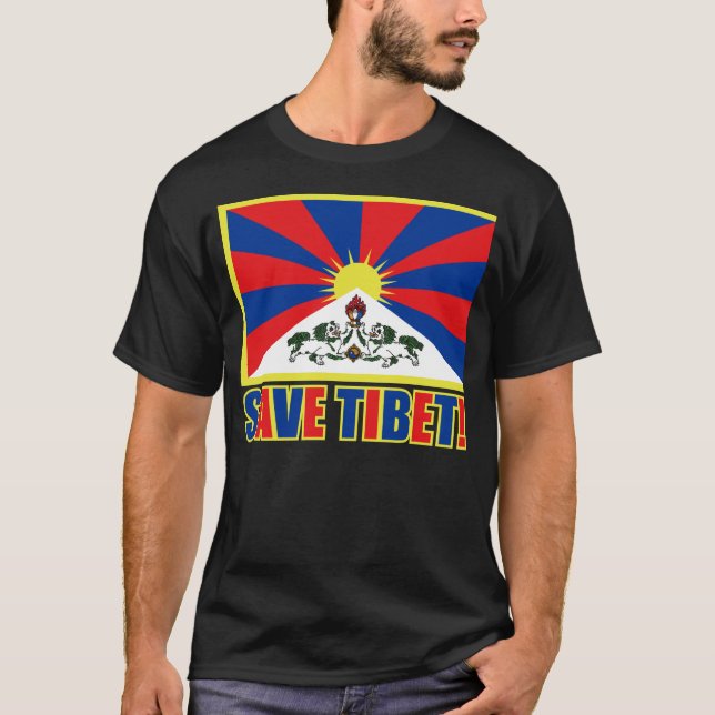 T-SHIRT SAVE TIBET ! (Devant)