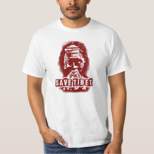 T-SHIRT SAVE TIBET~ ! TIBET GRATUIT !